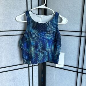NWT LULULEMON Invigorate Training Tank Top Flux Blue